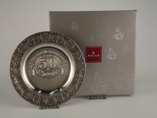 Тарелка настенная "50 лет"