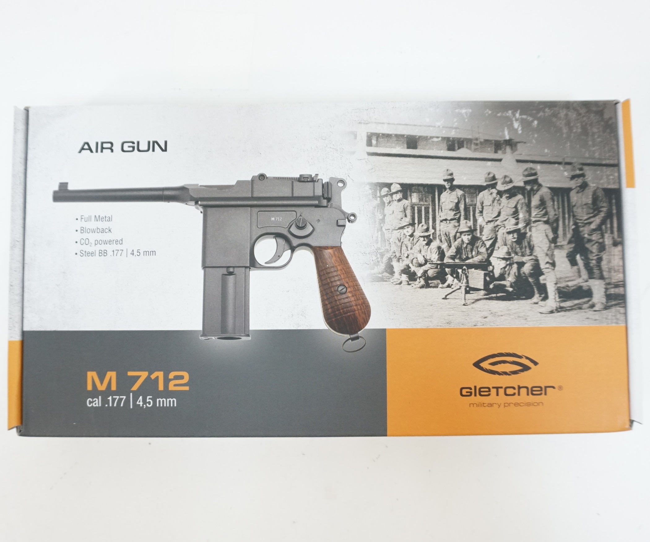 Пистолет пневматический M712, к.4,5