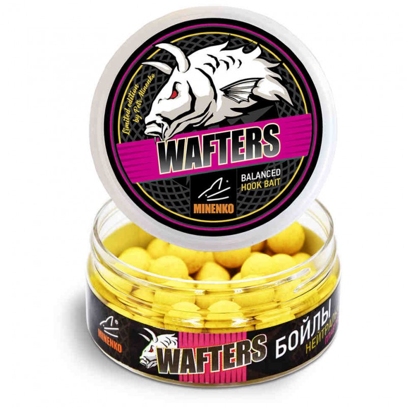 Бойлы Wafters Fluo,  70г, 14мм, Кукуруза