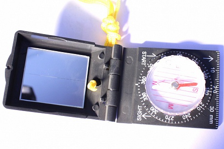 Компас DC30-1 (с линейкой+зеркало в крышке)